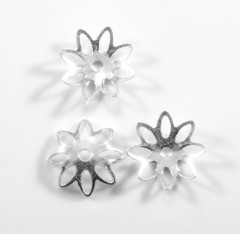Floricele decorative 6.5mm, Argint 925