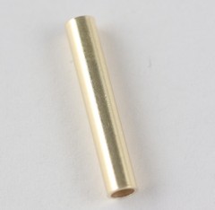 Tuburi Drepte 15mm Argint 925 placat cu Aur